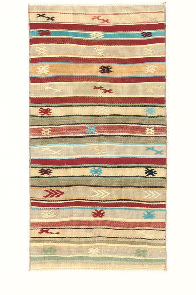 Vintage Kilim Anatolian 1’9’’ x 3’4’’ ft