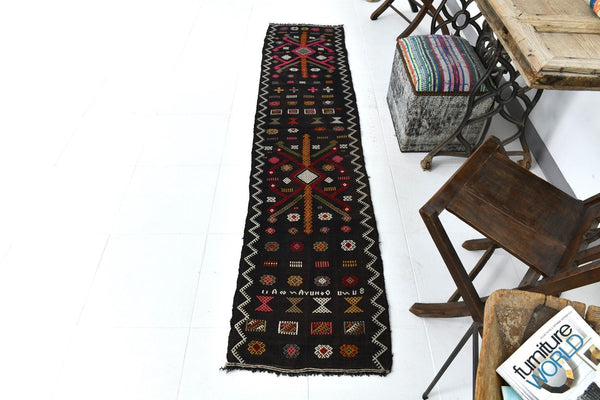Vintage Kilim Anatolian 1’9’’ x 8’0’’ ft