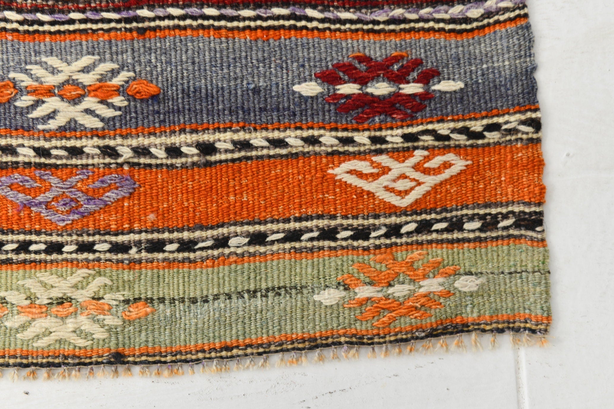 Vintage Kilim Anatolian 2'0" x 9'5" ft