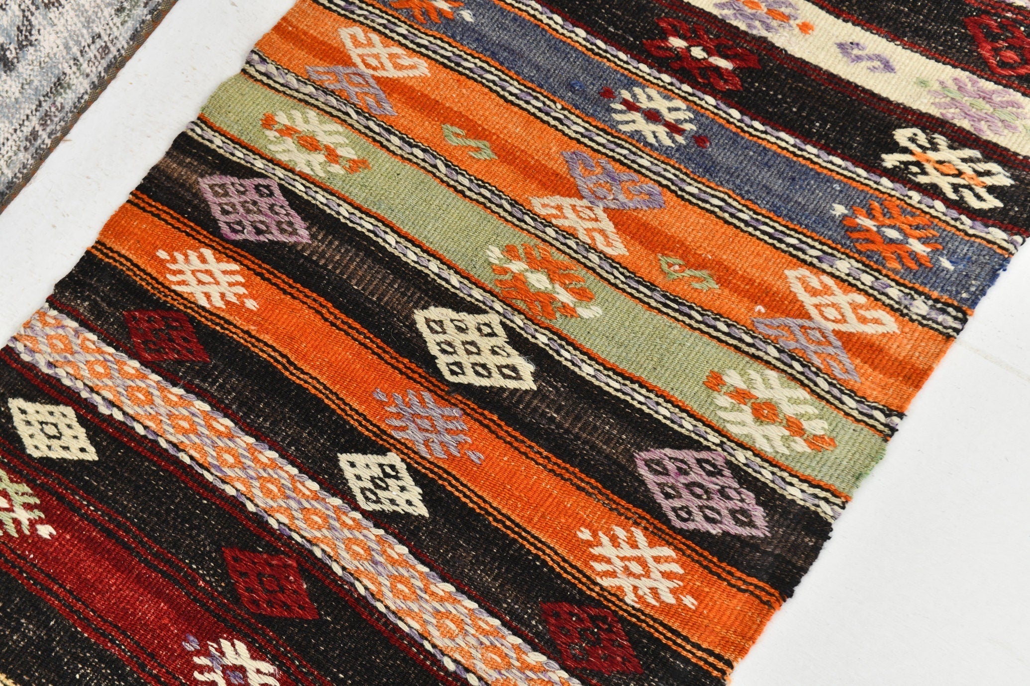 Vintage Kilim Anatolian 2'0" x 9'5" ft