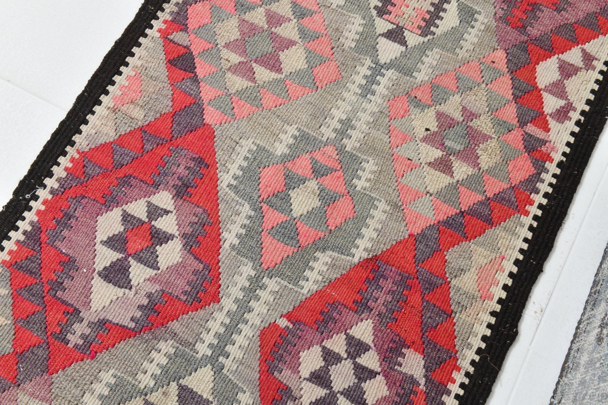Vintage Kilim Anatolian 2’10’’ x 10’9’’ ft