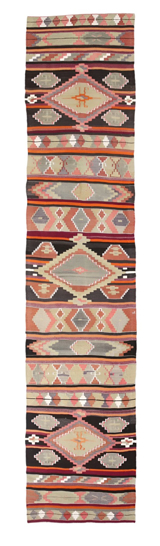 Vintage Kilim Anatolian 2'10" x 14'0" ft