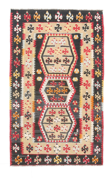 Vintage Kilim Anatolian 2'10" x 4'7" ft