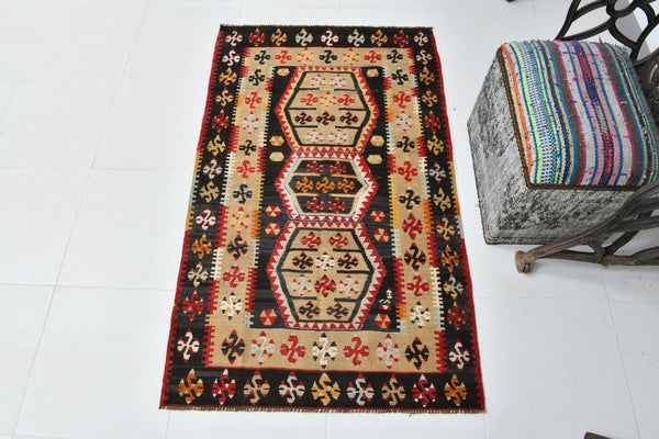 Vintage Kilim Anatolian 2'10" x 4'7" ft