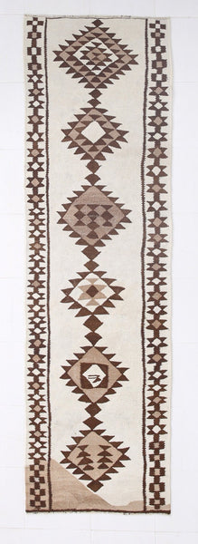 Vintage Kilim Anatolian 2’11’’ x 10’2’’ ft