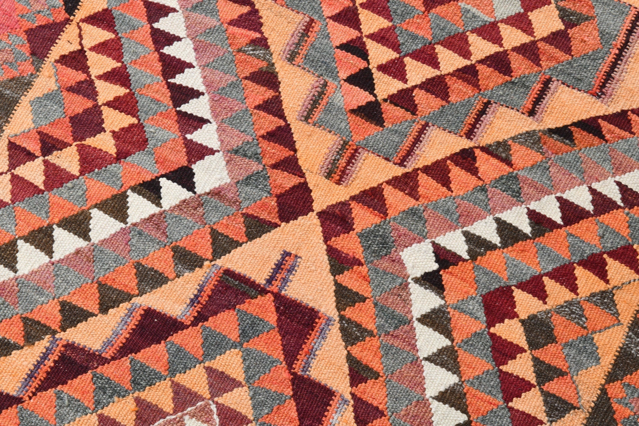 Vintage Kilim Anatolian 2'11" x 10'2" ft