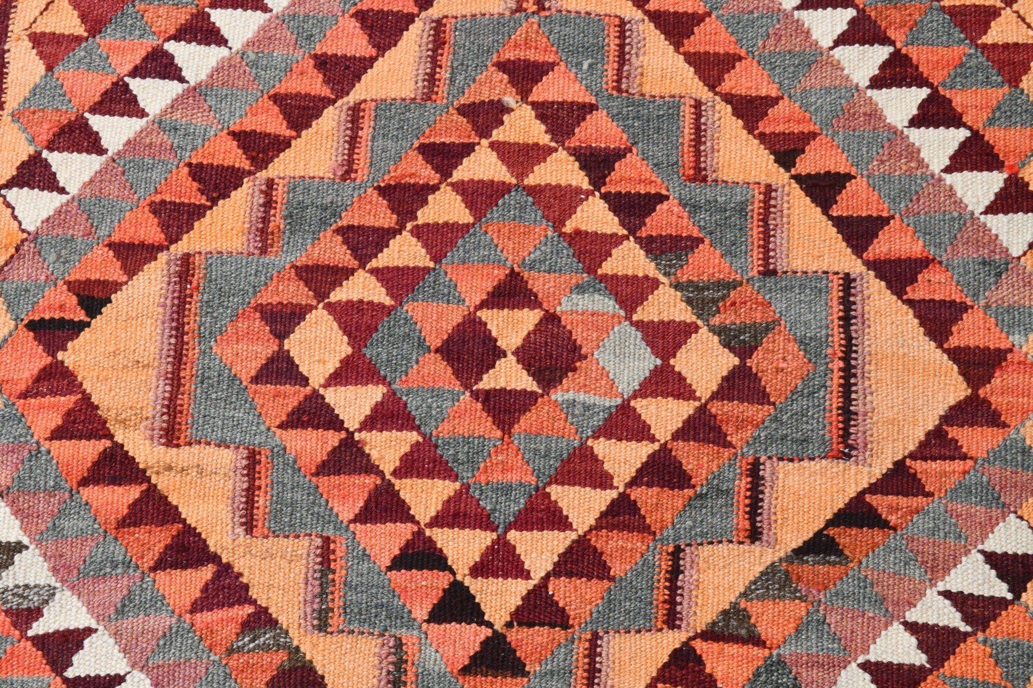 Vintage Kilim Anatolian 2'11" x 10'2" ft