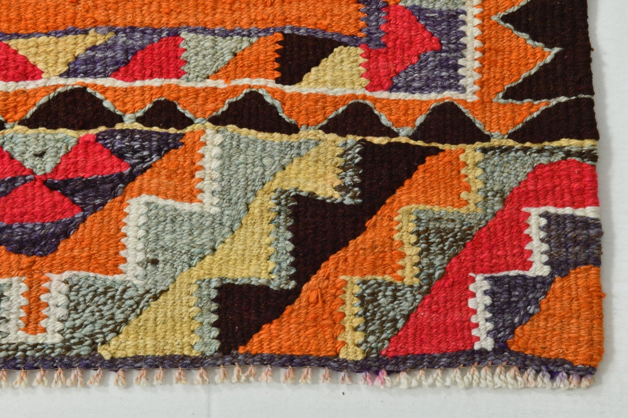 Vintage Kilim Anatolian 2’11’’ x 11’4’’ ft