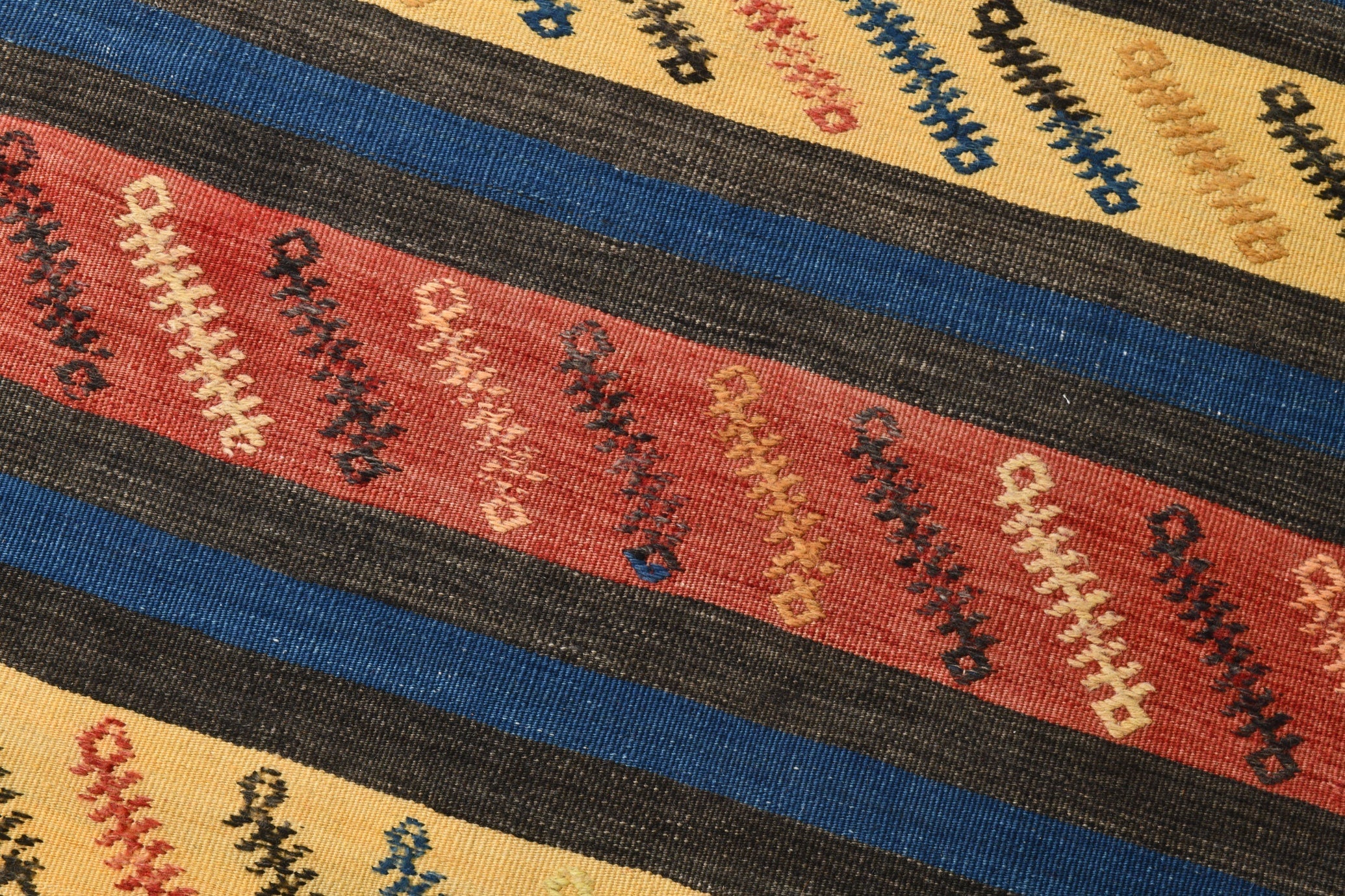 Vintage Kilim Anatolian 2'11" x 11'7" ft