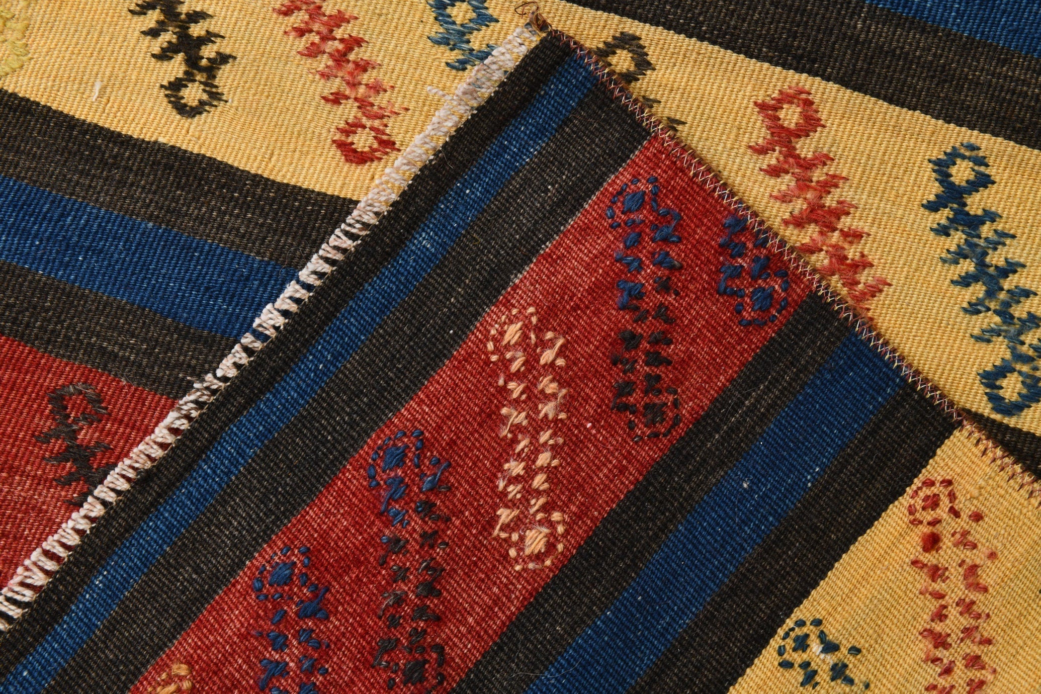 Vintage Kilim Anatolian 2'11" x 11'7" ft