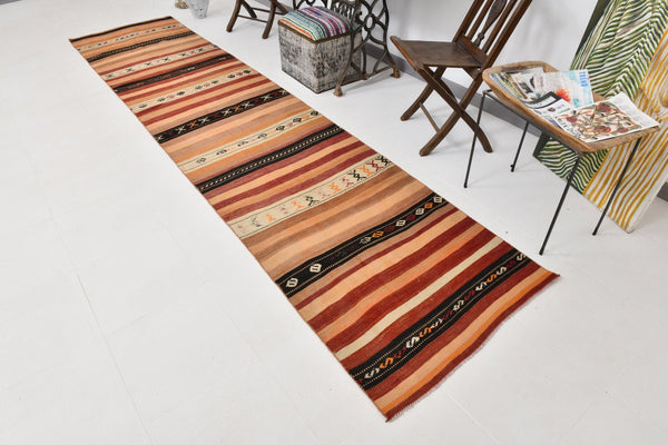 Vintage Kilim Anatolian 2’11’’ x 13’2’’ ft