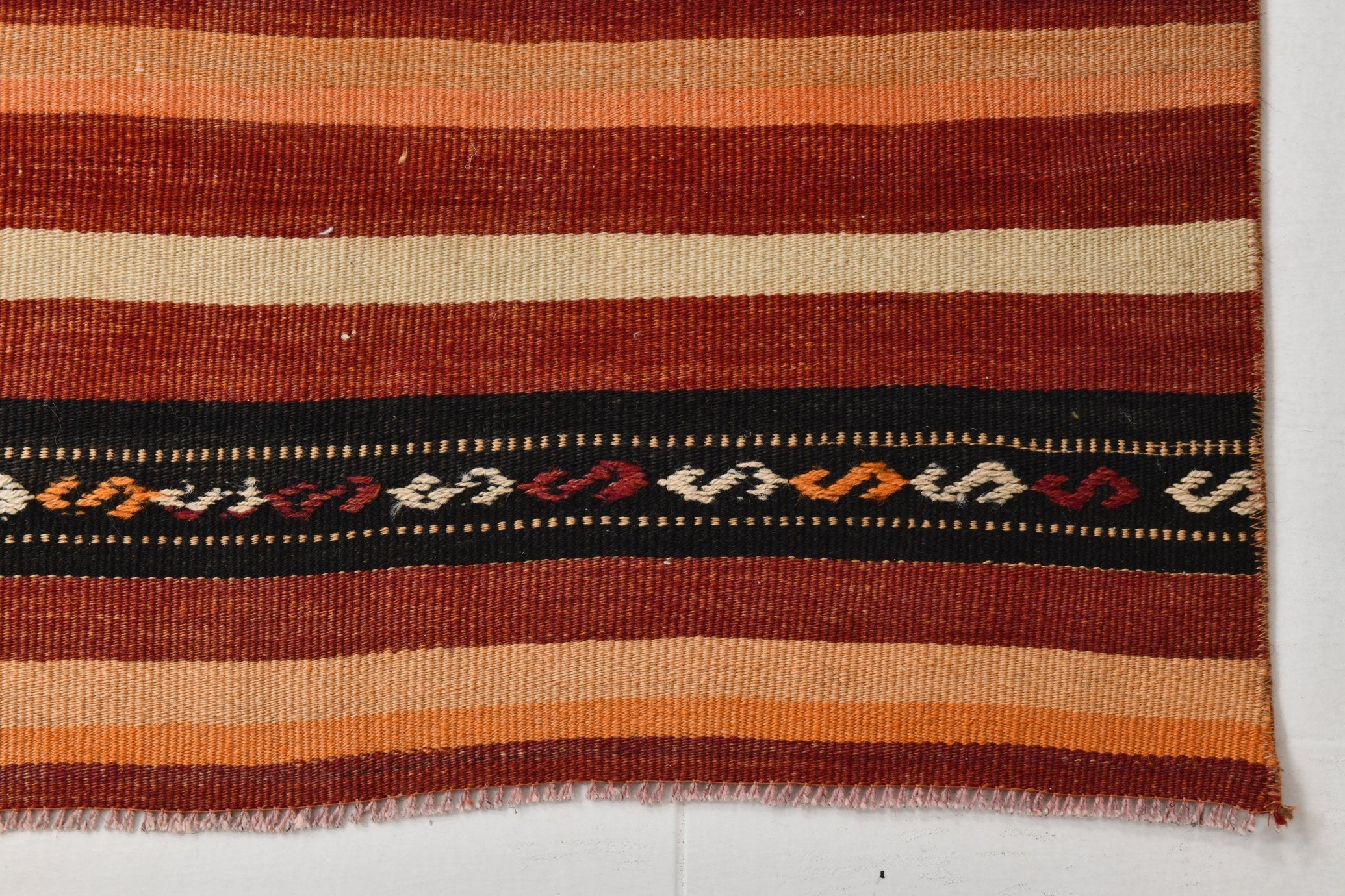 Vintage Kilim Anatolian 2’11’’ x 13’2’’ ft