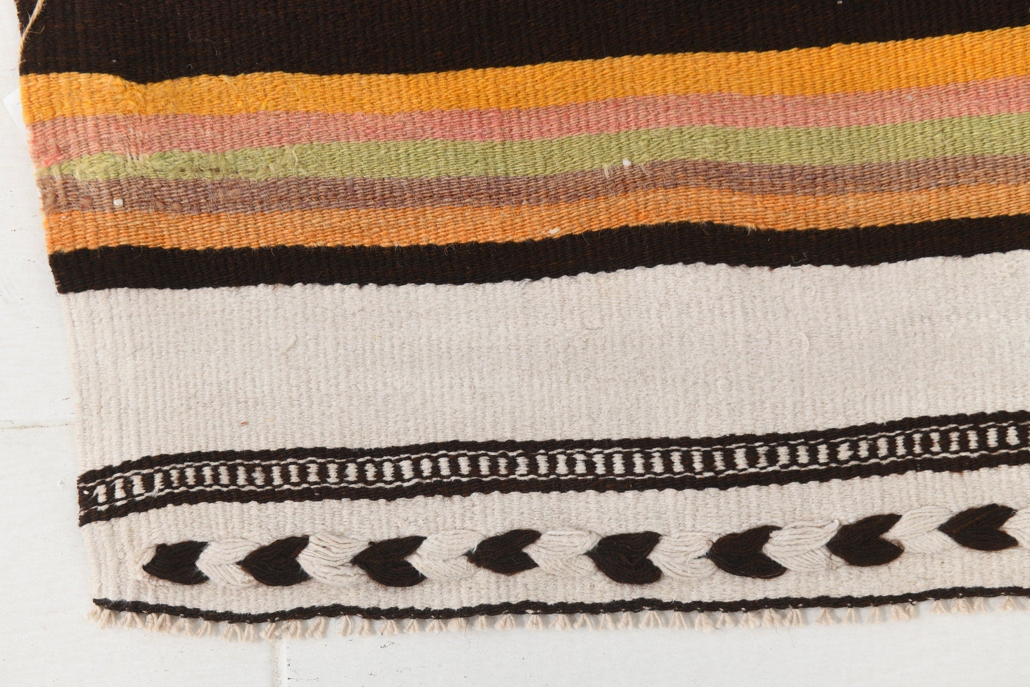Vintage Kilim Anatolian 2’11’’ x 16’3’’ ft