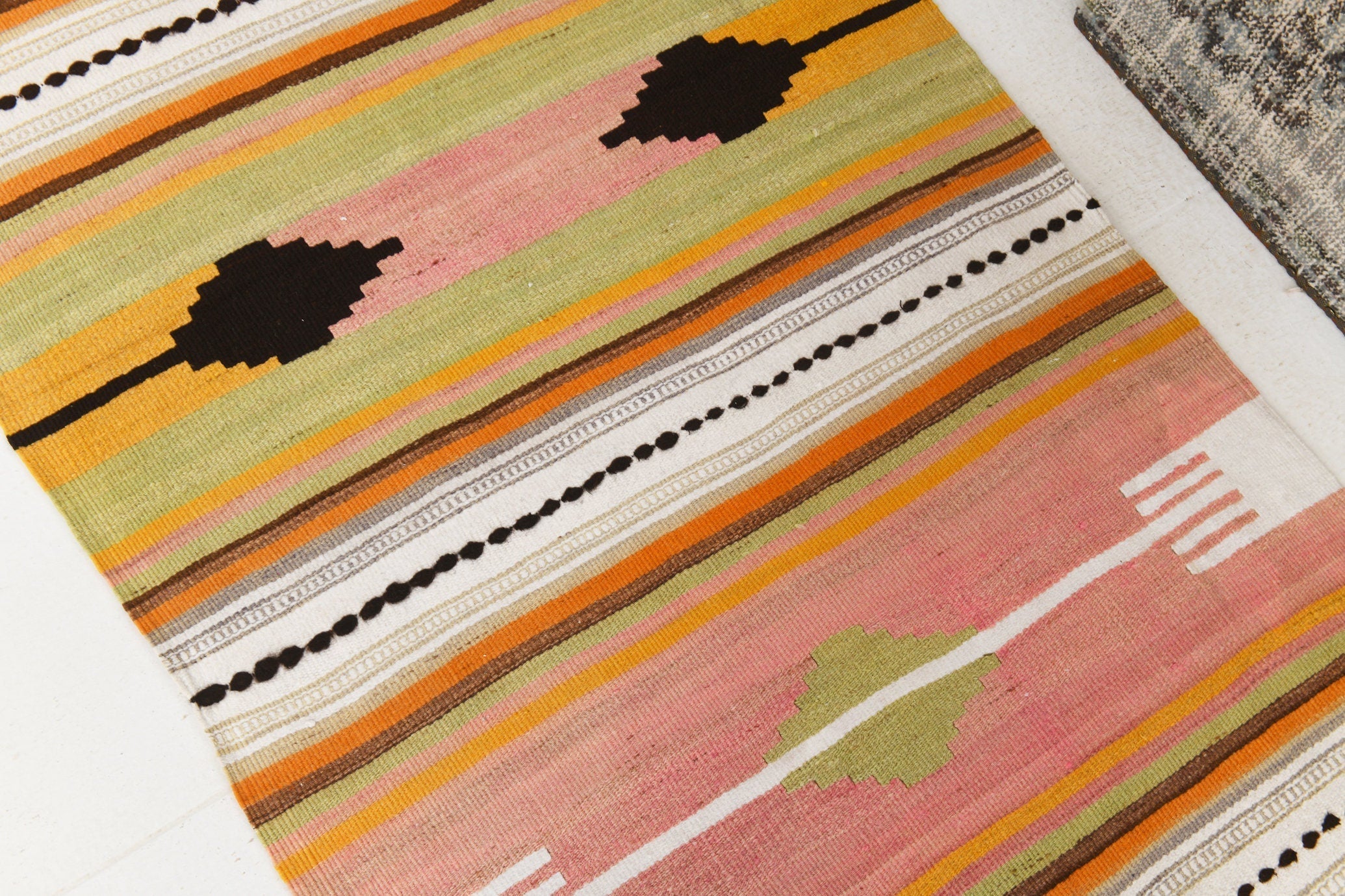 Vintage Kilim Anatolian 2’11’’ x 16’3’’ ft