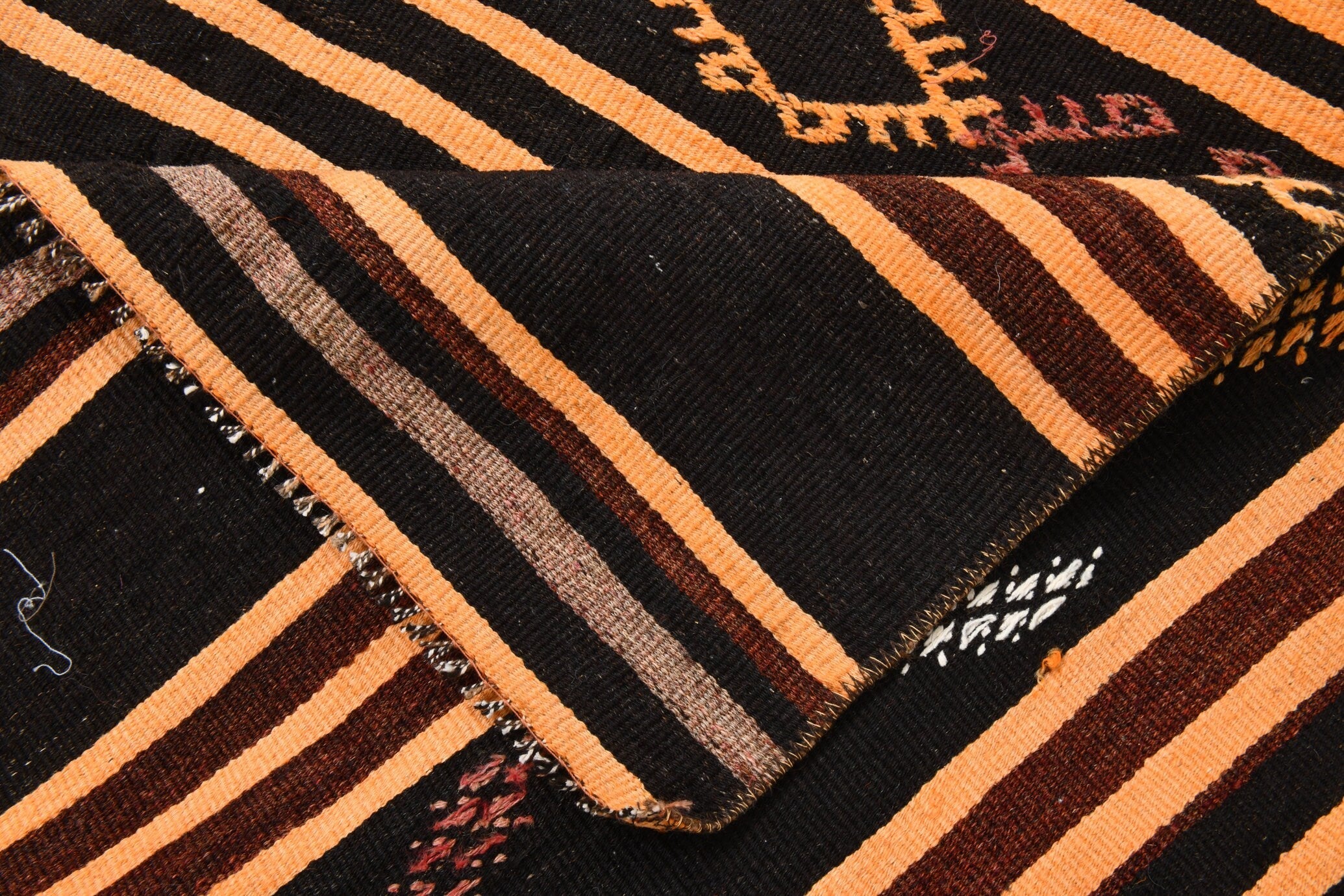 Vintage Kilim Anatolian 2'12" x 11'5" ft