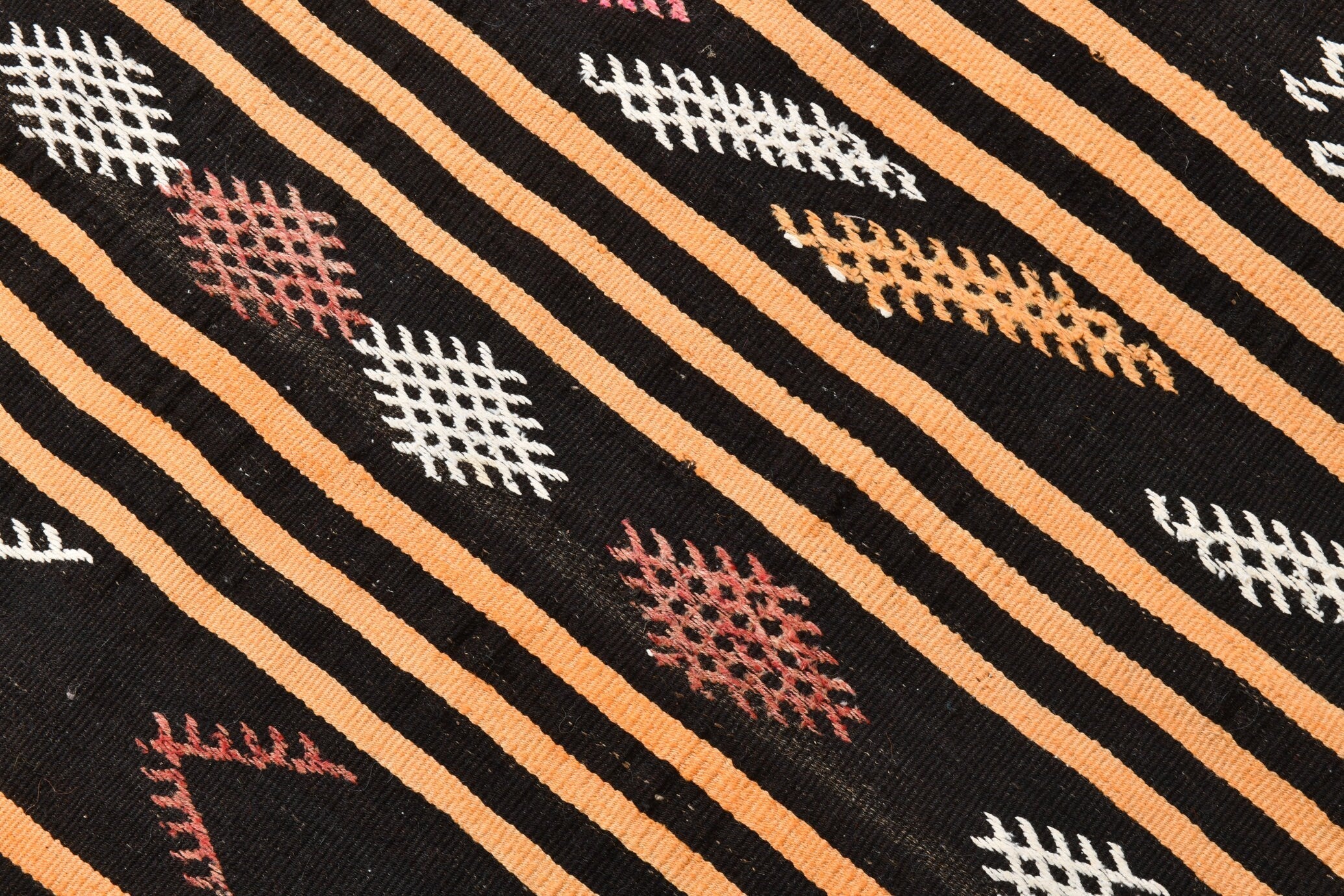 Vintage Kilim Anatolian 2'12" x 11'5" ft