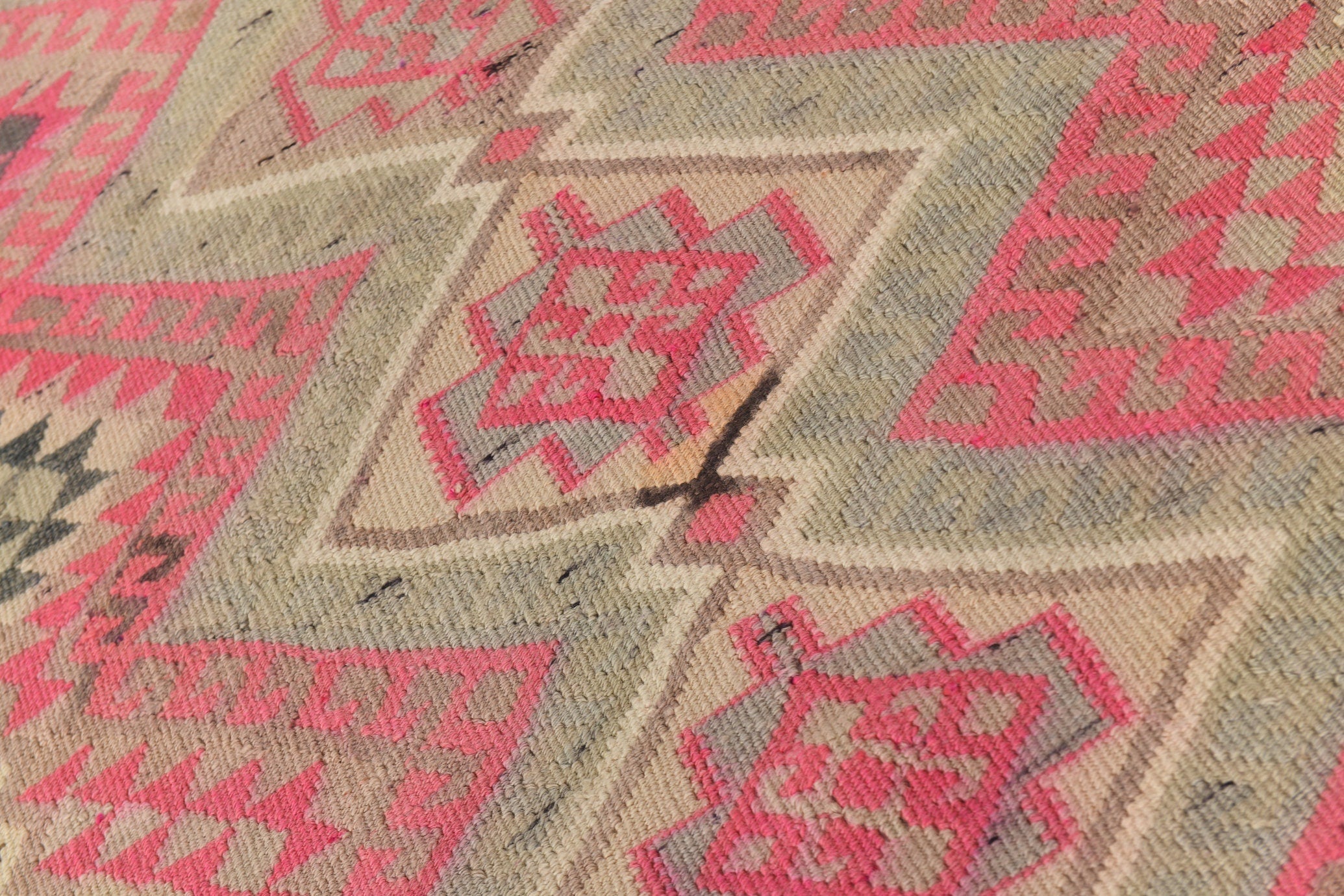 Vintage Kilim Anatolian 2’12’’ x 15’7’’ ft