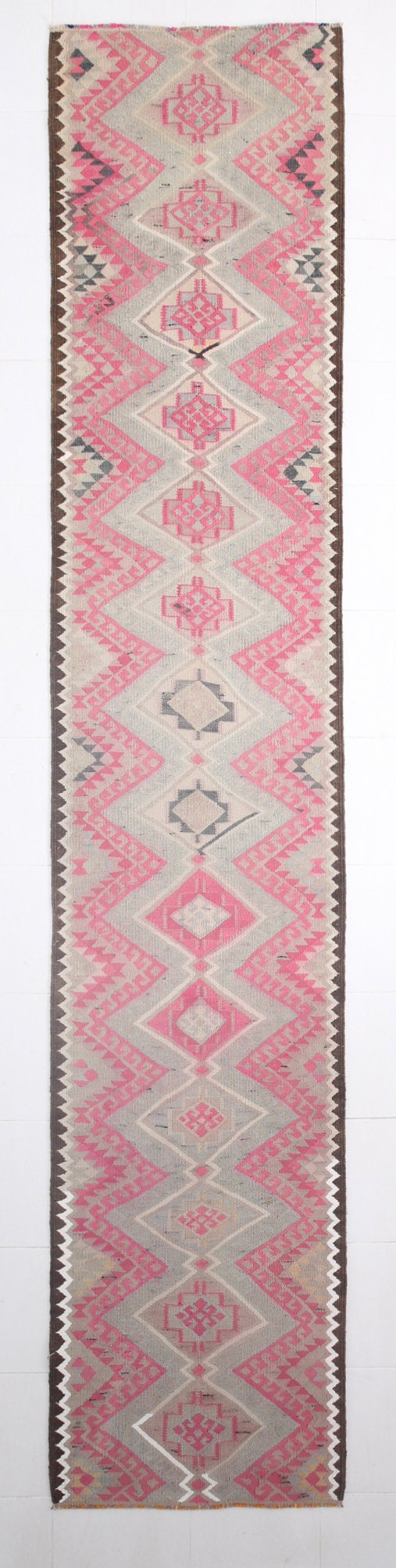 Vintage Kilim Anatolian 2’12’’ x 15’7’’ ft