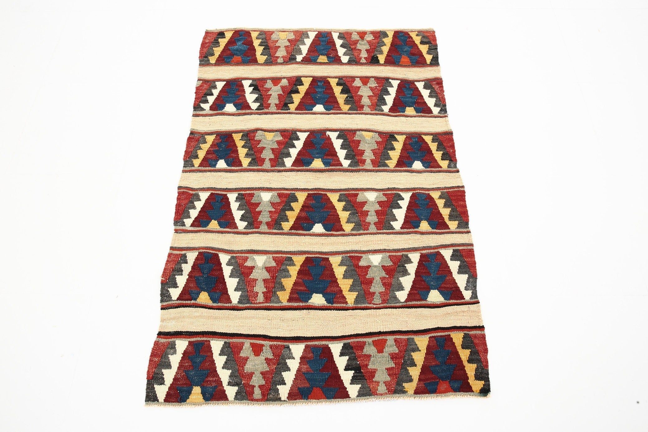 Vintage Kilim Anatolian 2'12" x 4'8" ft