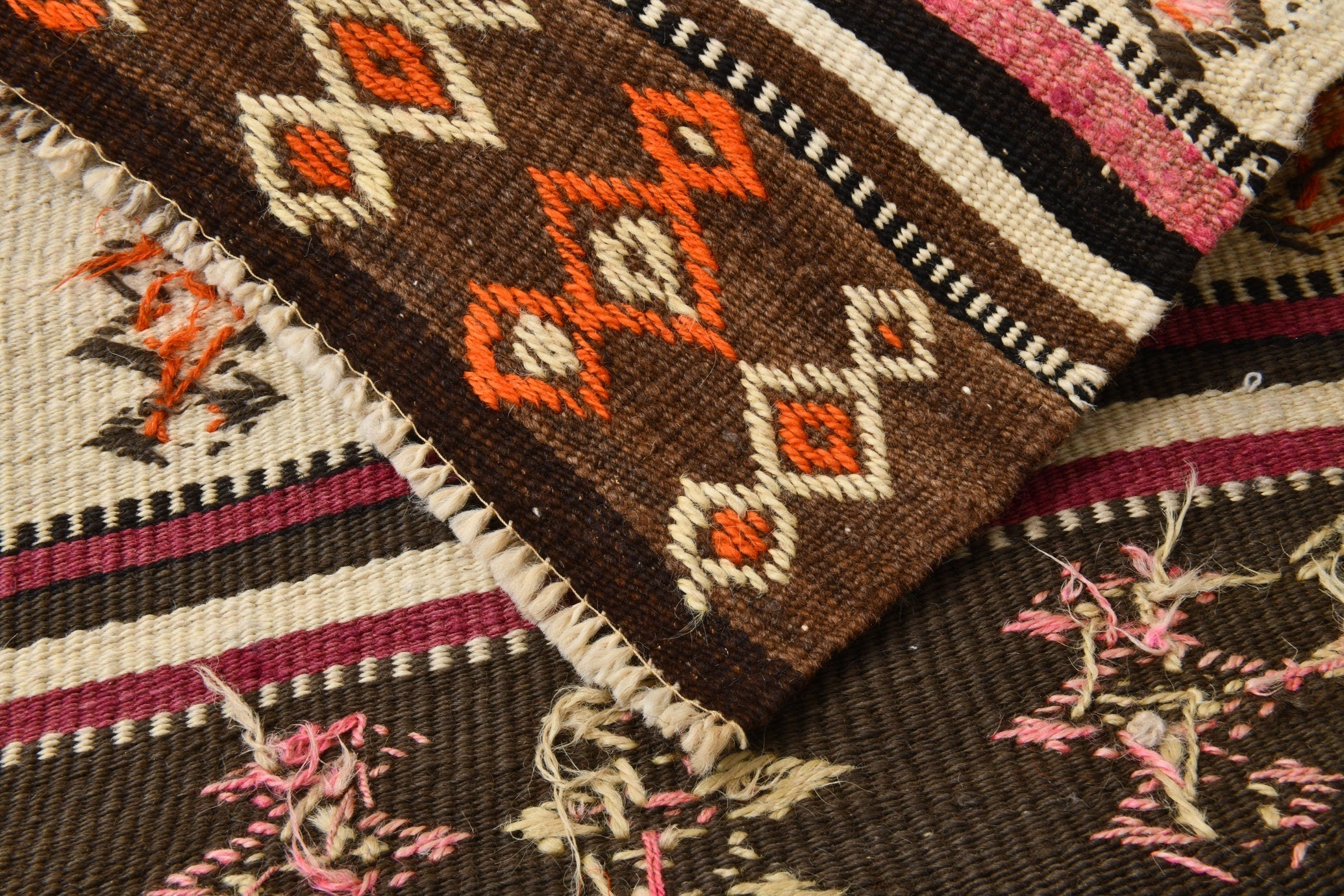 Vintage Kilim Anatolian 2'2" x 8'7" ft