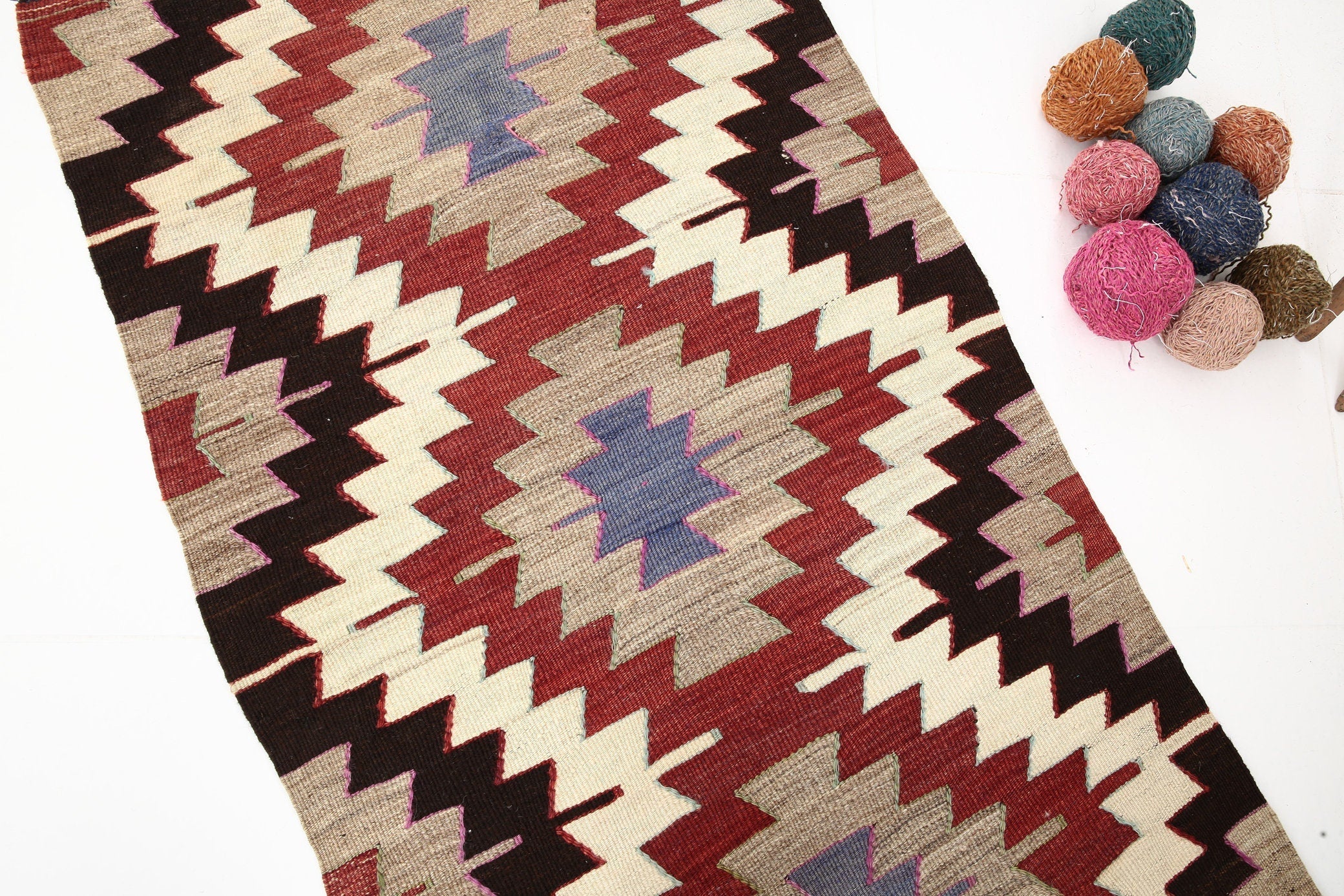 Vintage Kilim Anatolian 2’3’’ x 4’2’’ ft