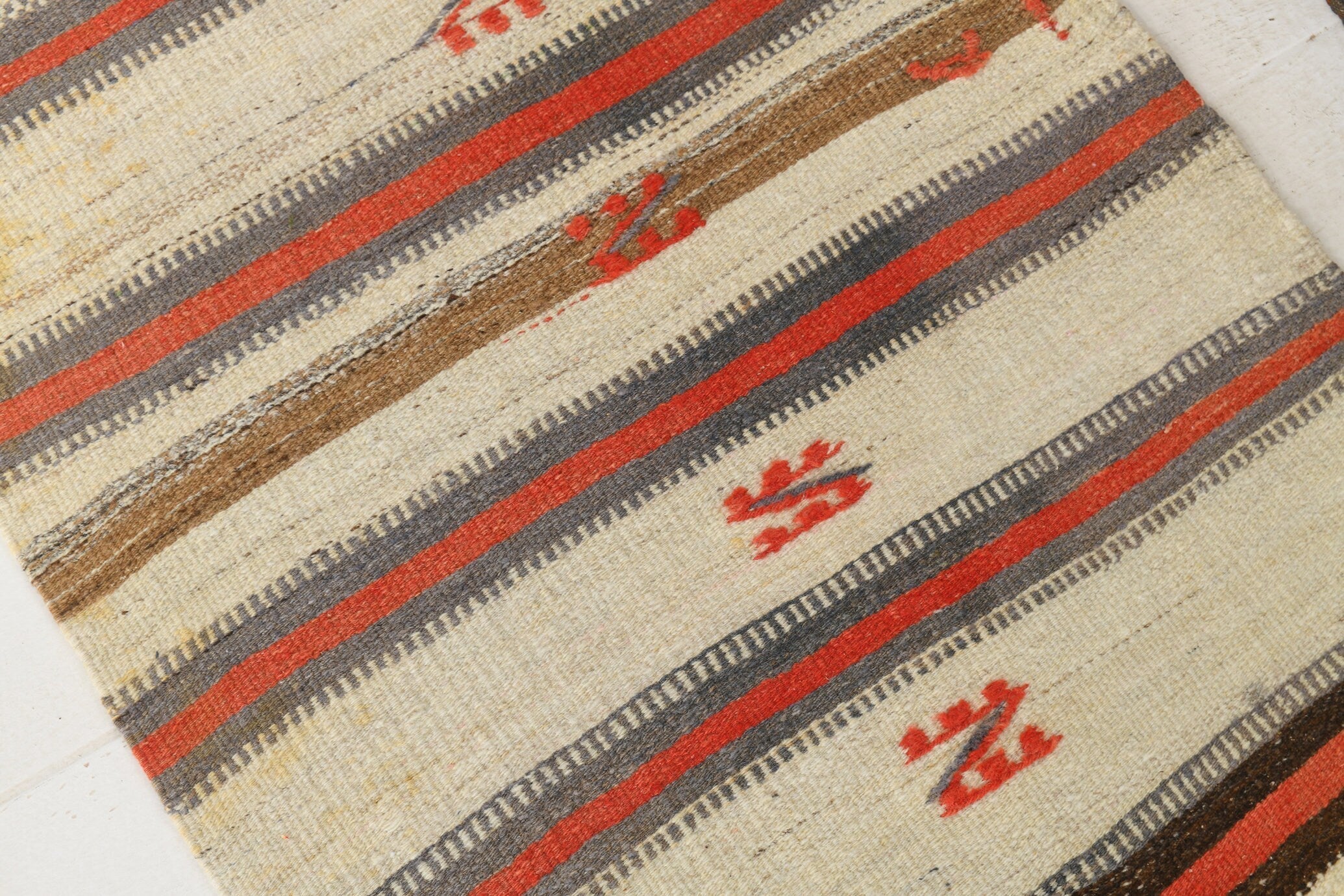 Vintage Kilim Anatolian 2'4" x 8'2" ft