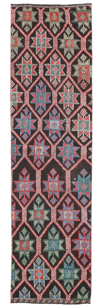 Vintage Kilim Anatolian 2'4" x 8'6" ft