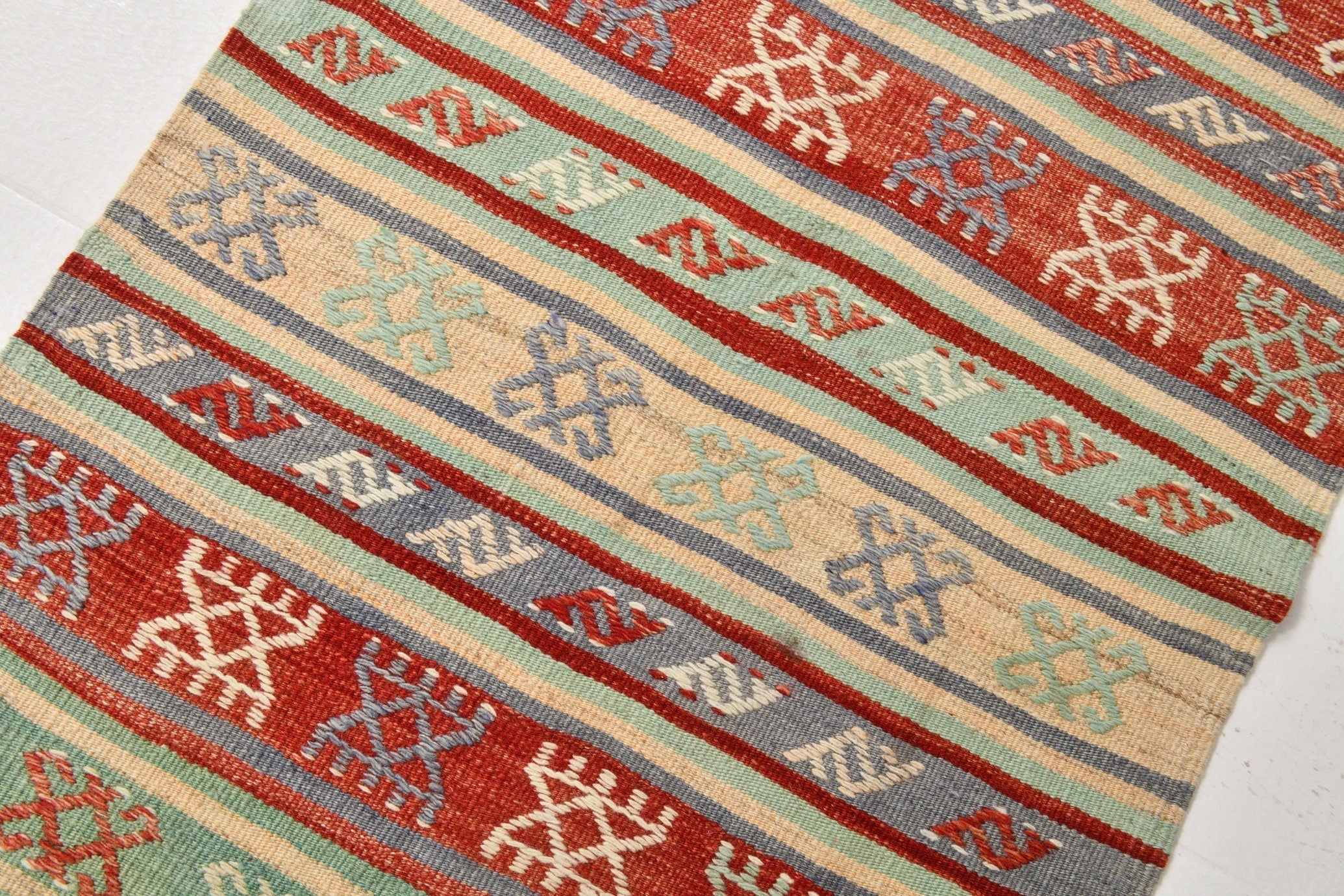 Vintage Kilim Anatolian 2'4" x 9'4" ft