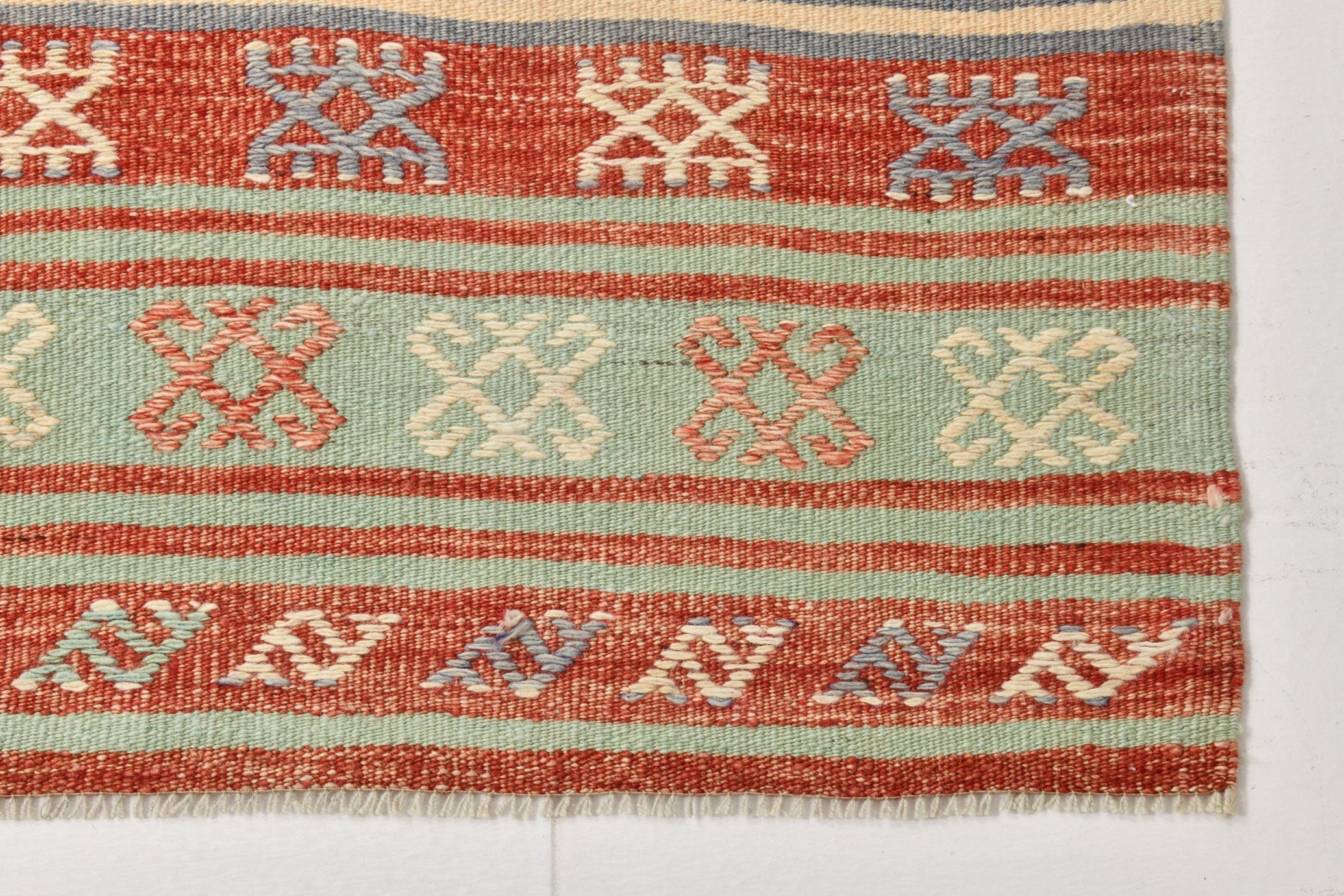 Vintage Kilim Anatolian 2'4" x 9'4" ft