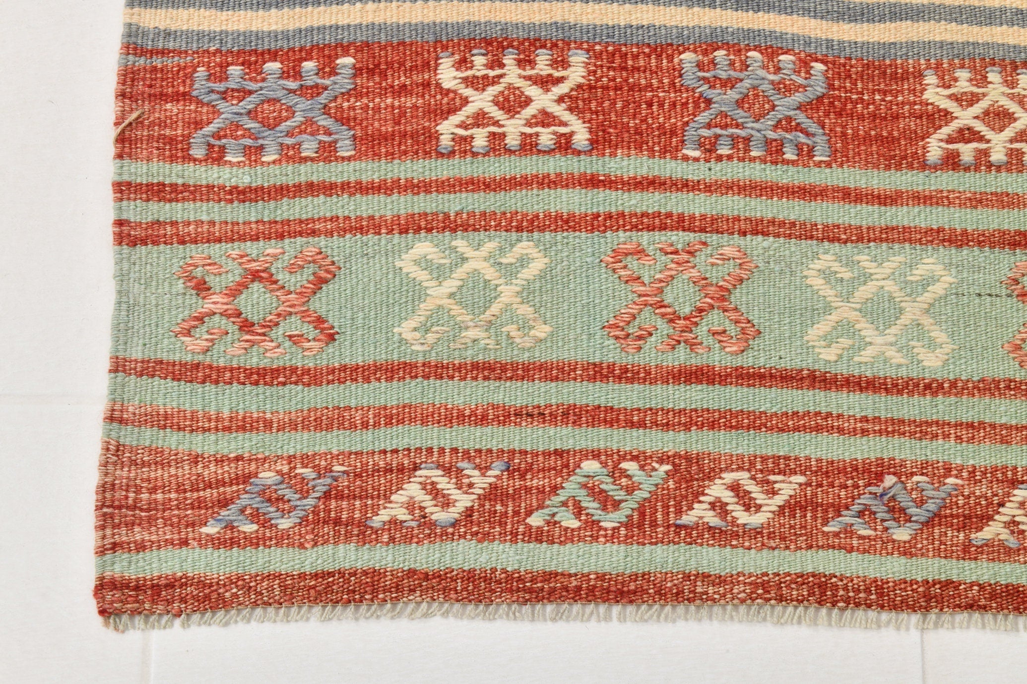 Vintage Kilim Anatolian 2'4" x 9'4" ft