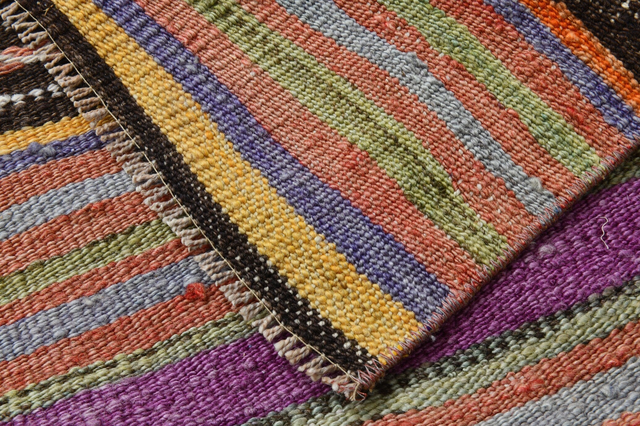 Vintage Kilim Anatolian 2'6" x 7'5" ft