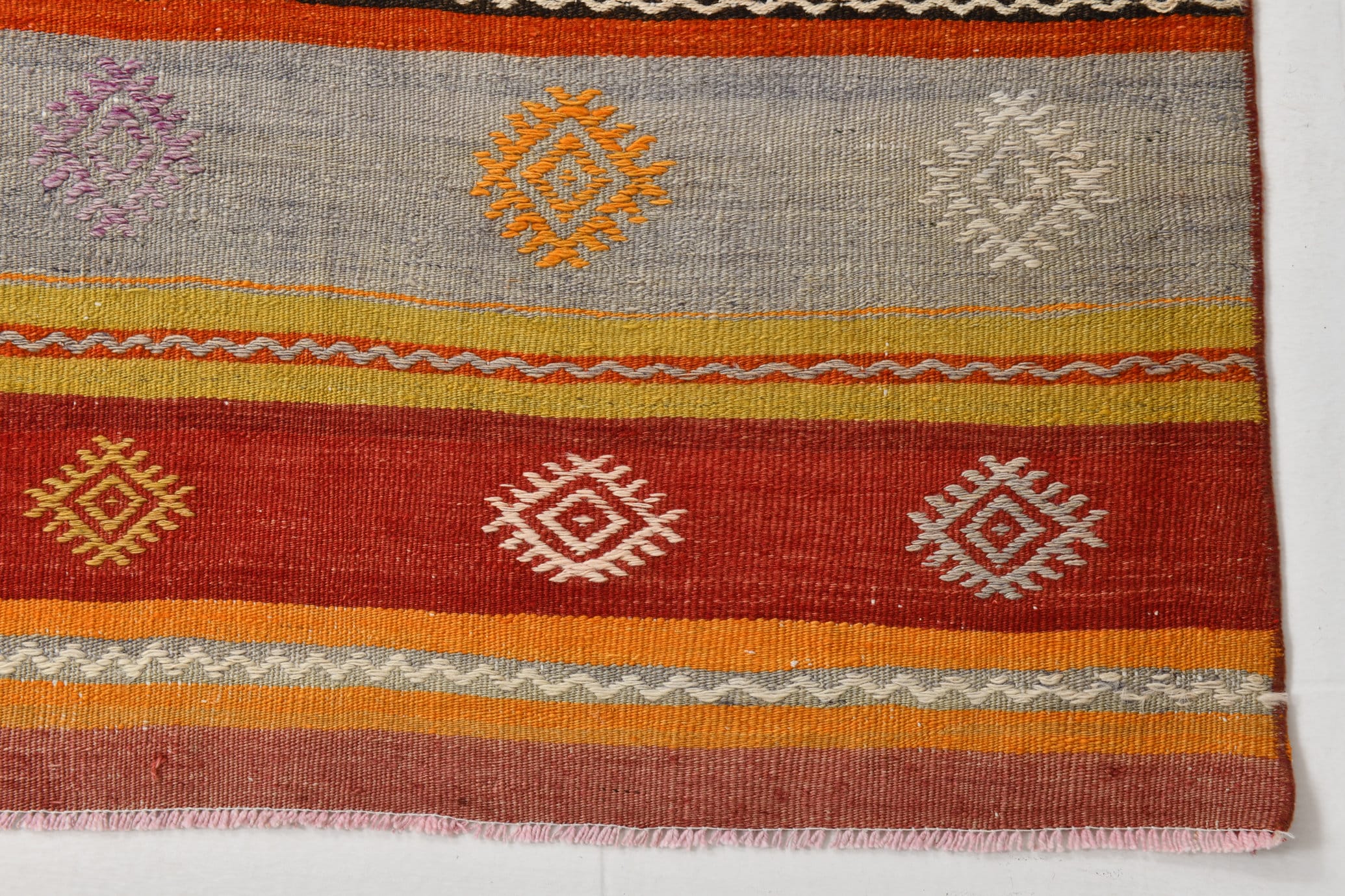 Vintage Kilim Anatolian 2’7’’ x 10’4’’ ft