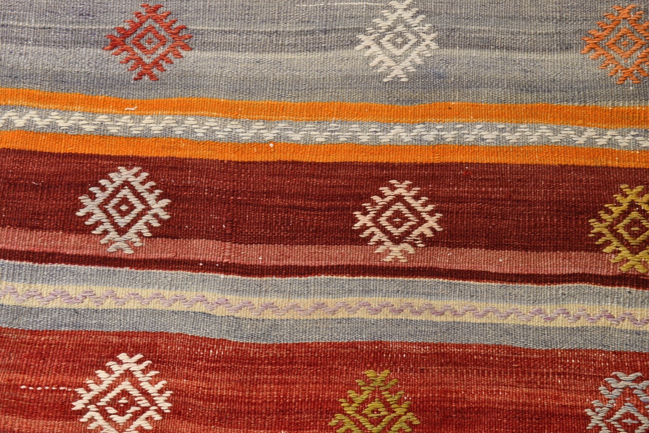 Vintage Kilim Anatolian 2’7’’ x 10’4’’ ft
