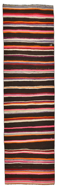 Vintage Kilim Anatolian 2'7" x 9'3" ft