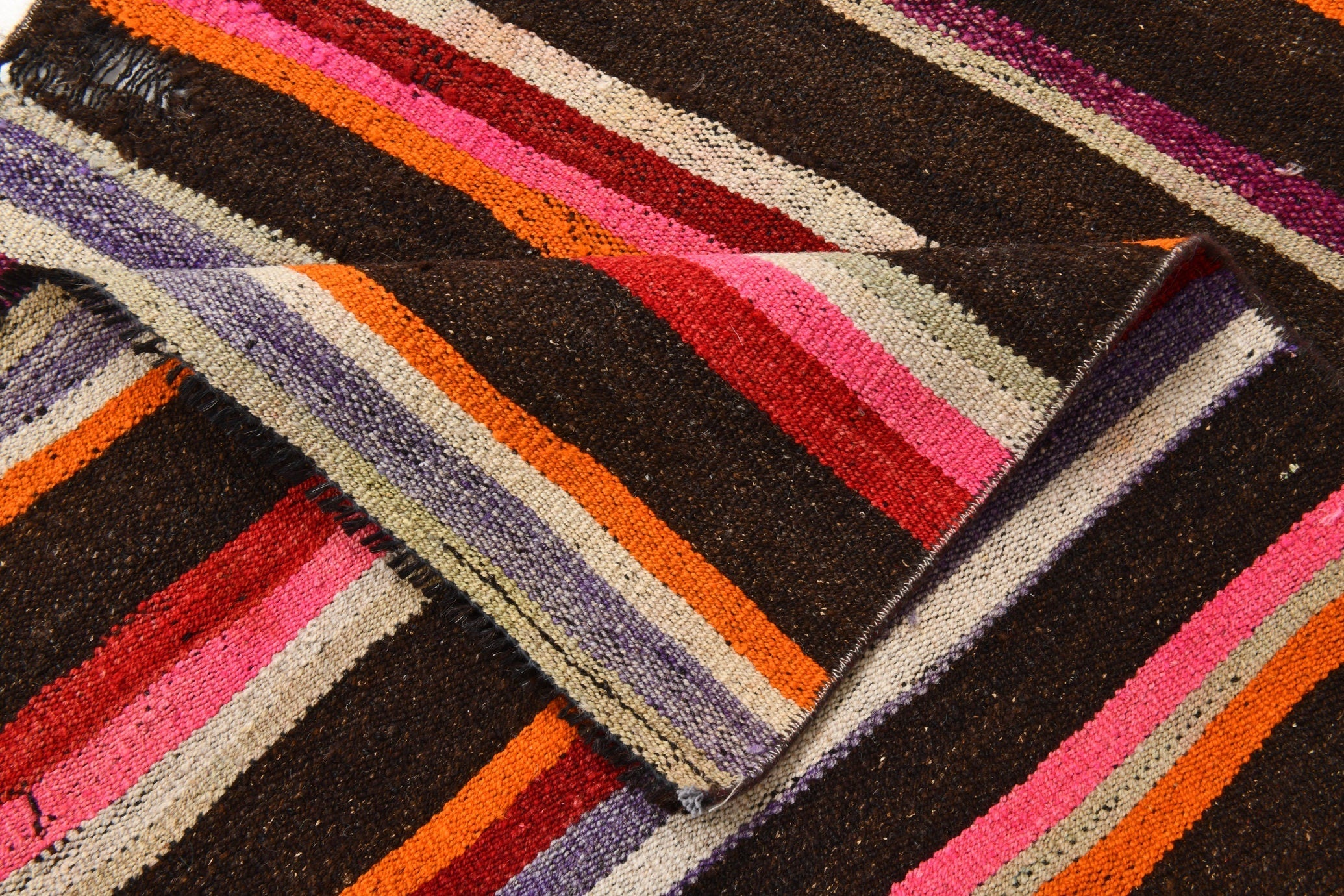 Vintage Kilim Anatolian 2'7" x 9'3" ft