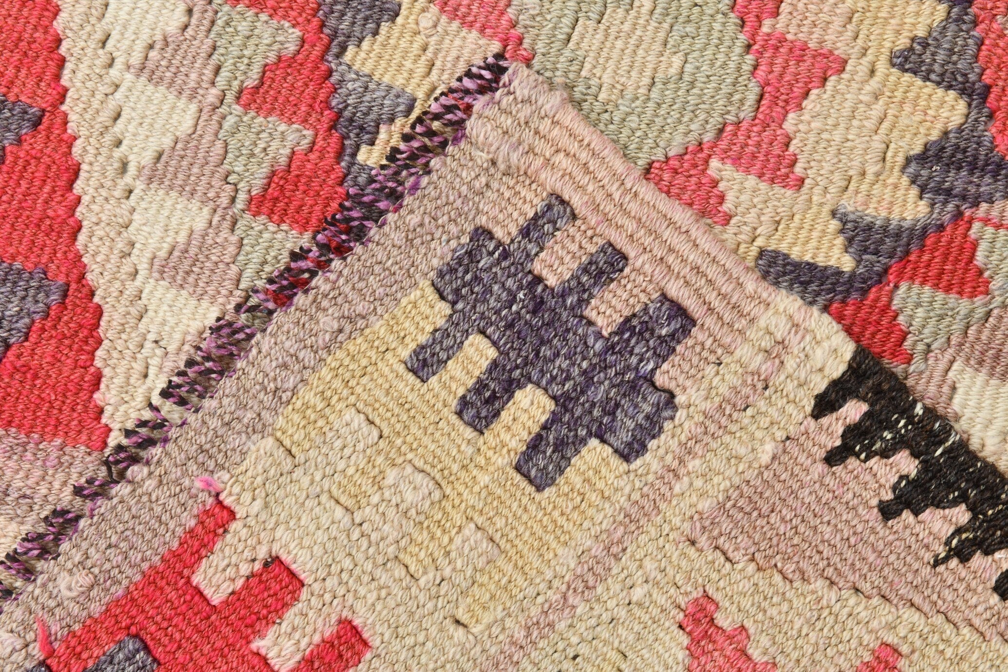 Vintage Kilim Anatolian 2’9’’ x 10’6’’ ft