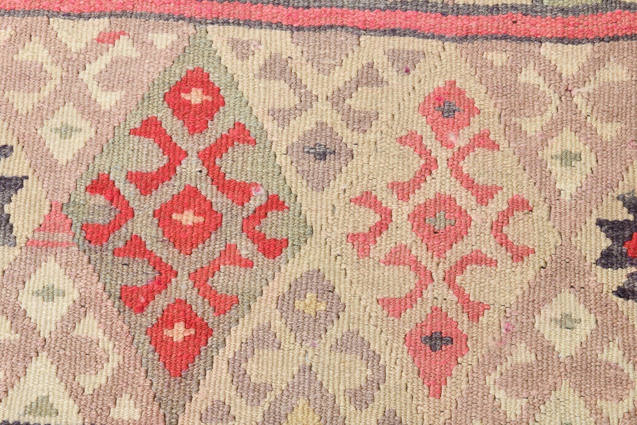 Vintage Kilim Anatolian 2’9’’ x 10’6’’ ft