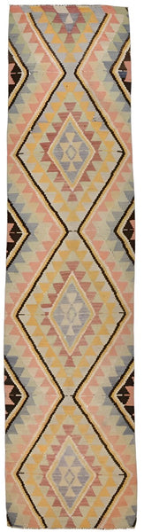 Vintage Kilim Anatolian 2'9" x 11'6" ft