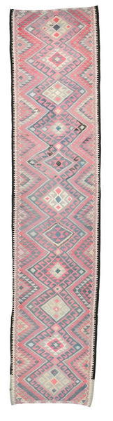 Vintage Kilim Anatolian 2’9’’ x 12’6’’ ft