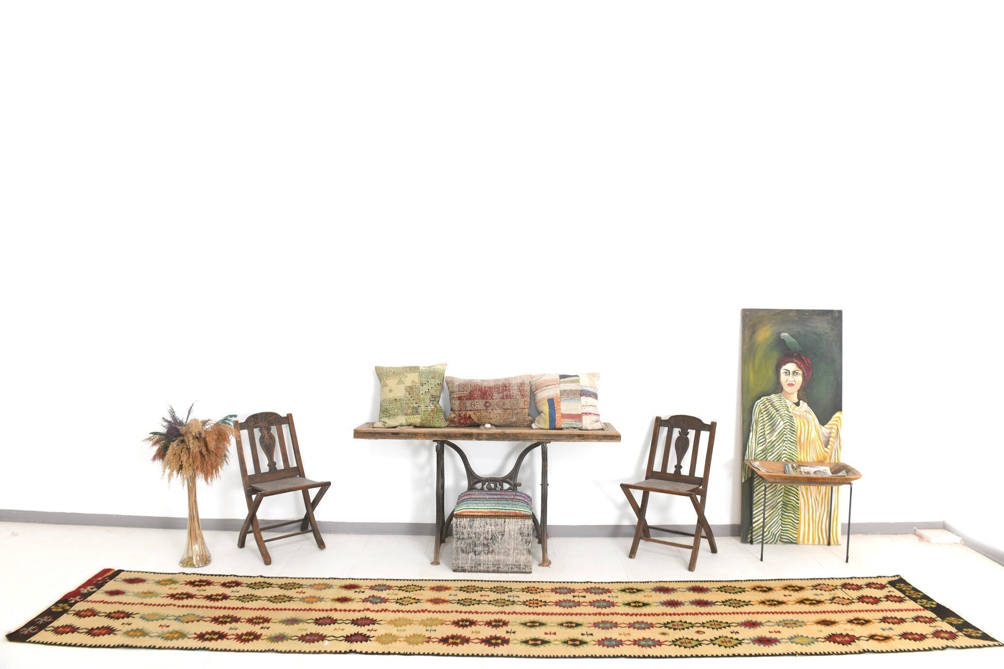 Vintage Kilim Anatolian 2’9’’ x 15’5’’ ft