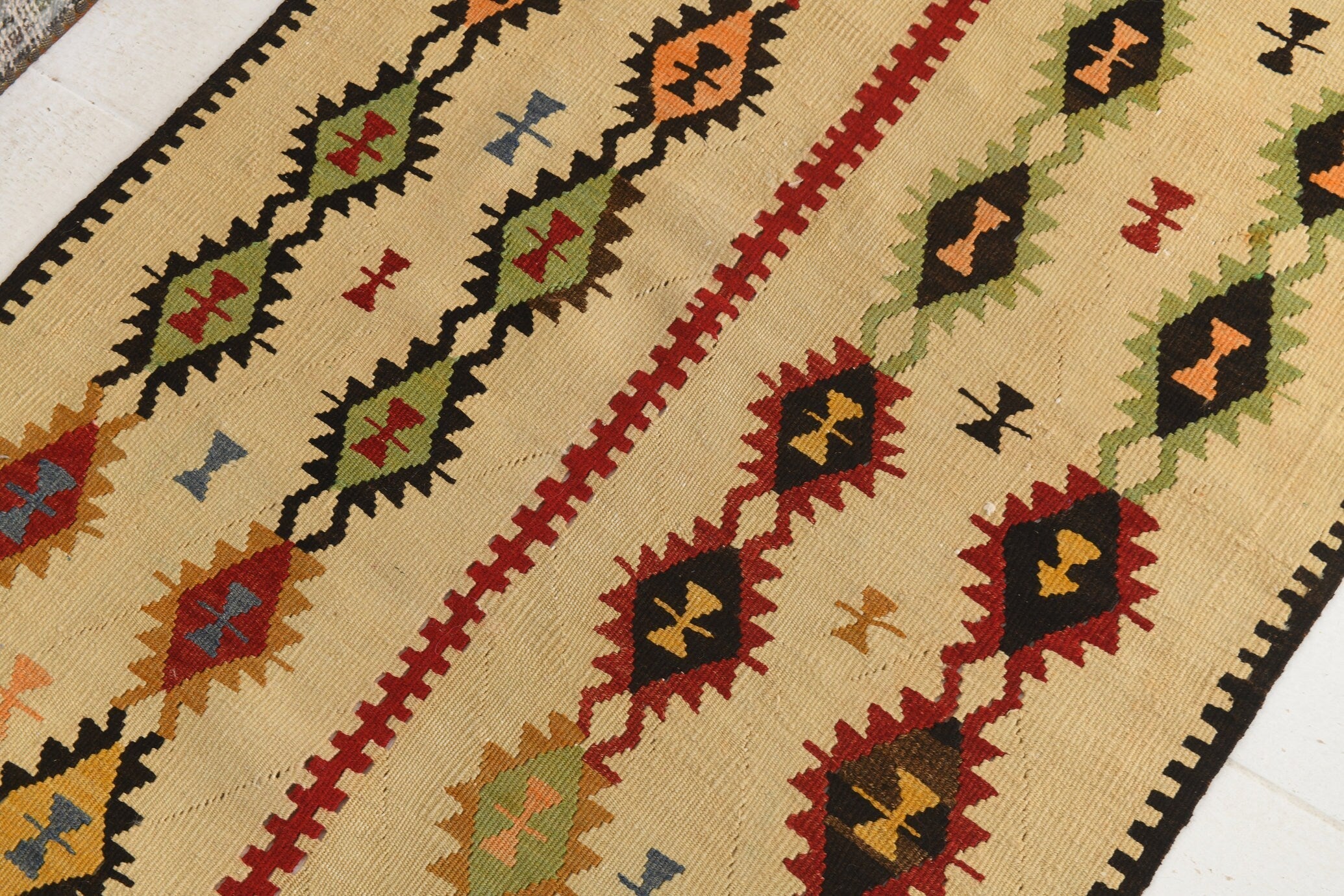 Vintage Kilim Anatolian 2’9’’ x 15’5’’ ft