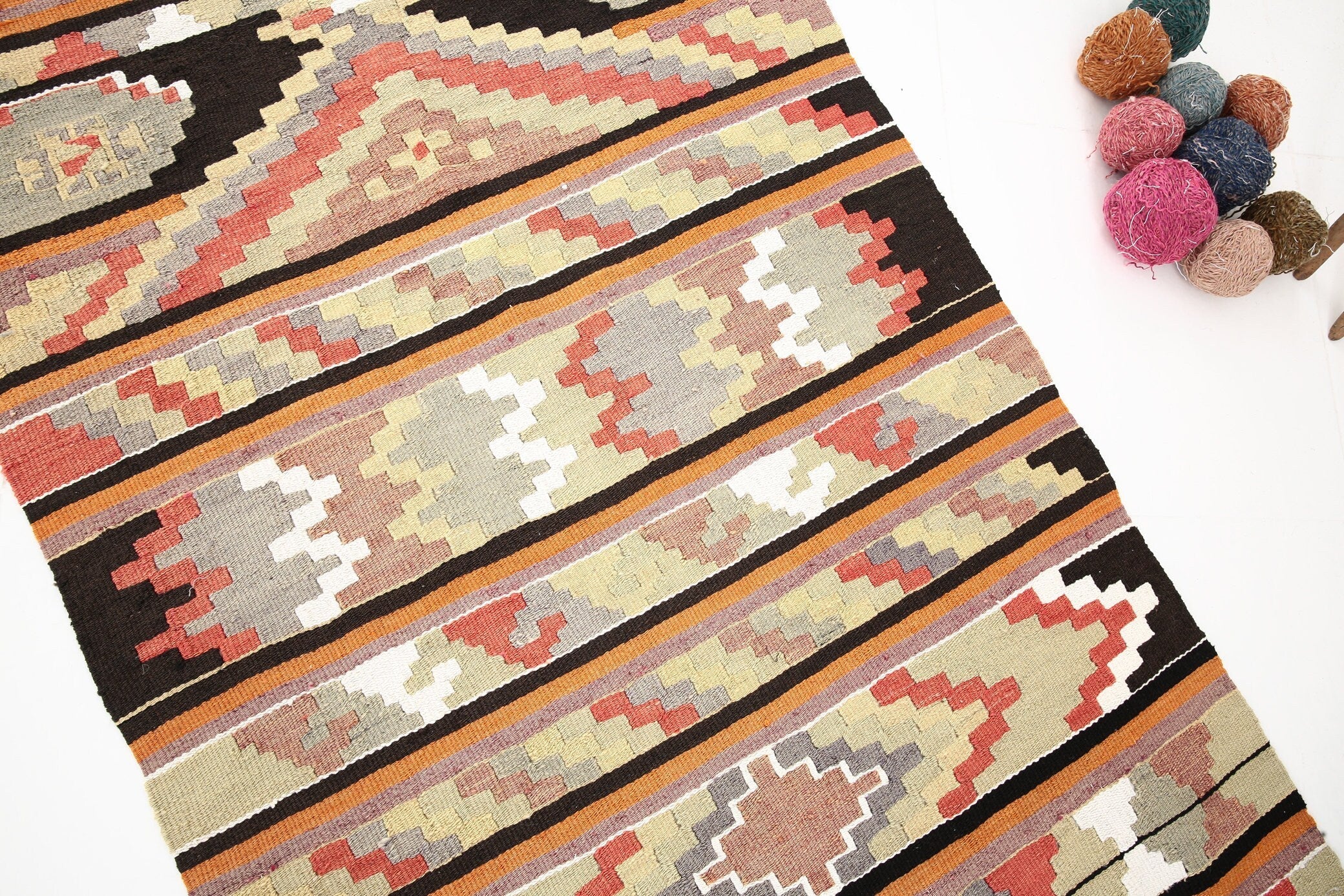Vintage Kilim Anatolian 2'9" x 4'4" ft