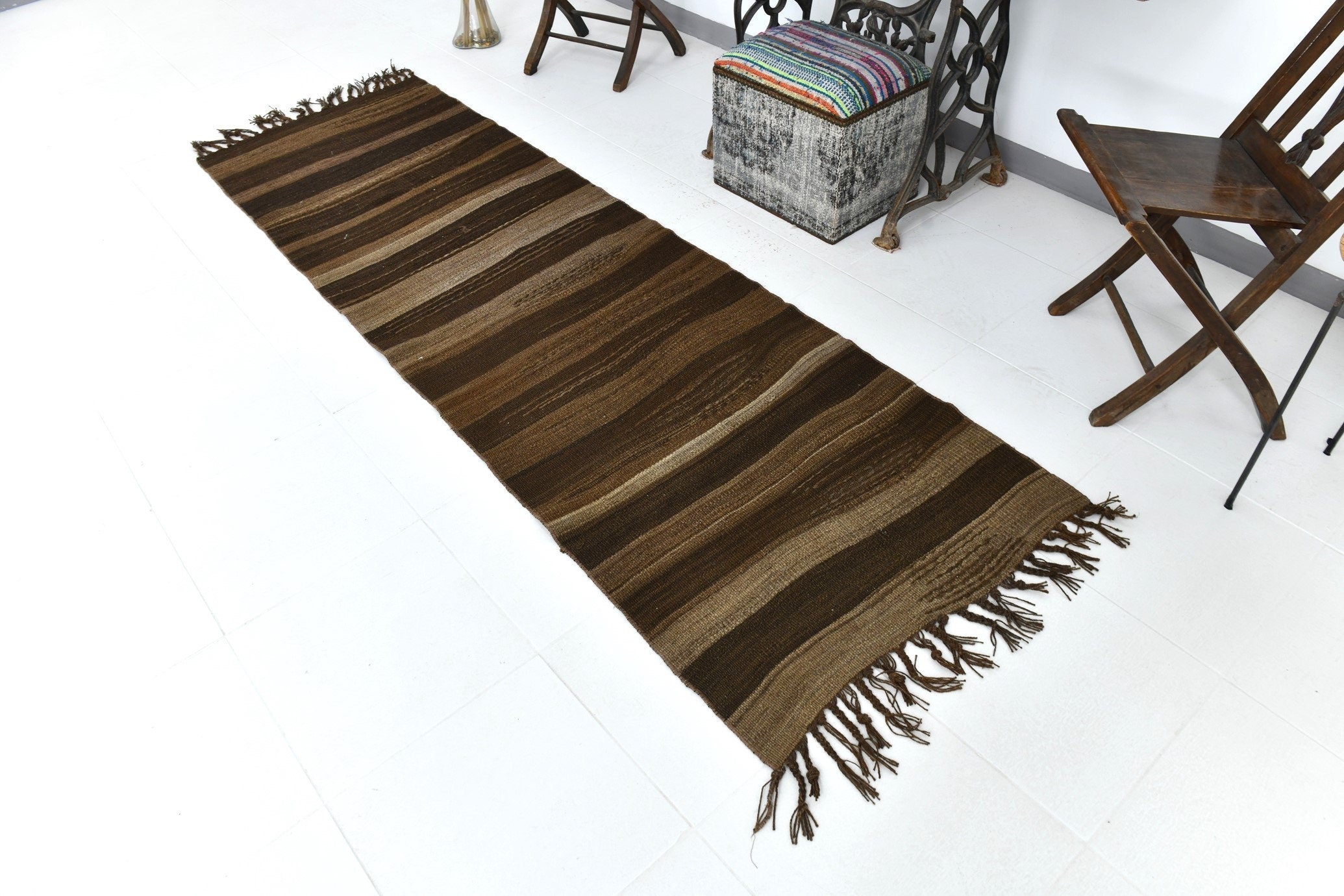 Vintage Kilim Anatolian 2’9’’ x 8’9’’ ft