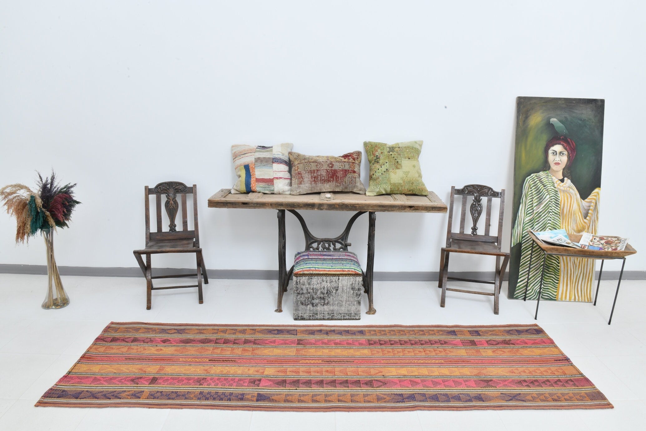 Vintage Kilim Anatolian 2’9’’ x 9’7’’ ft