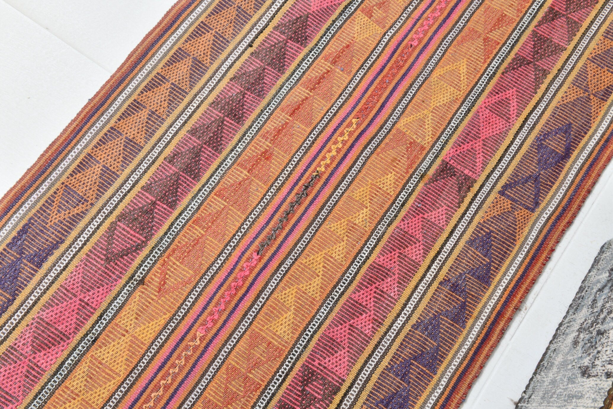 Vintage Kilim Anatolian 2’9’’ x 9’7’’ ft