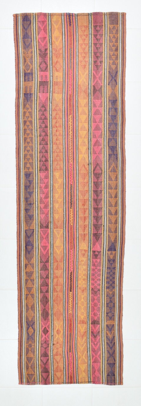 Vintage Kilim Anatolian 2’9’’ x 9’7’’ ft