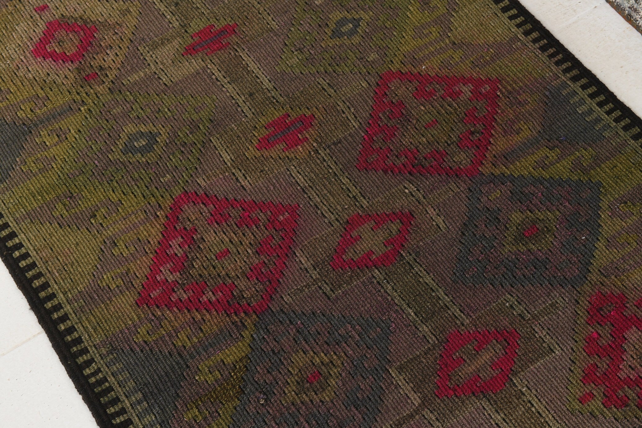 Vintage Kilim Anatolian 3’0’’ x 13’12’’ ft