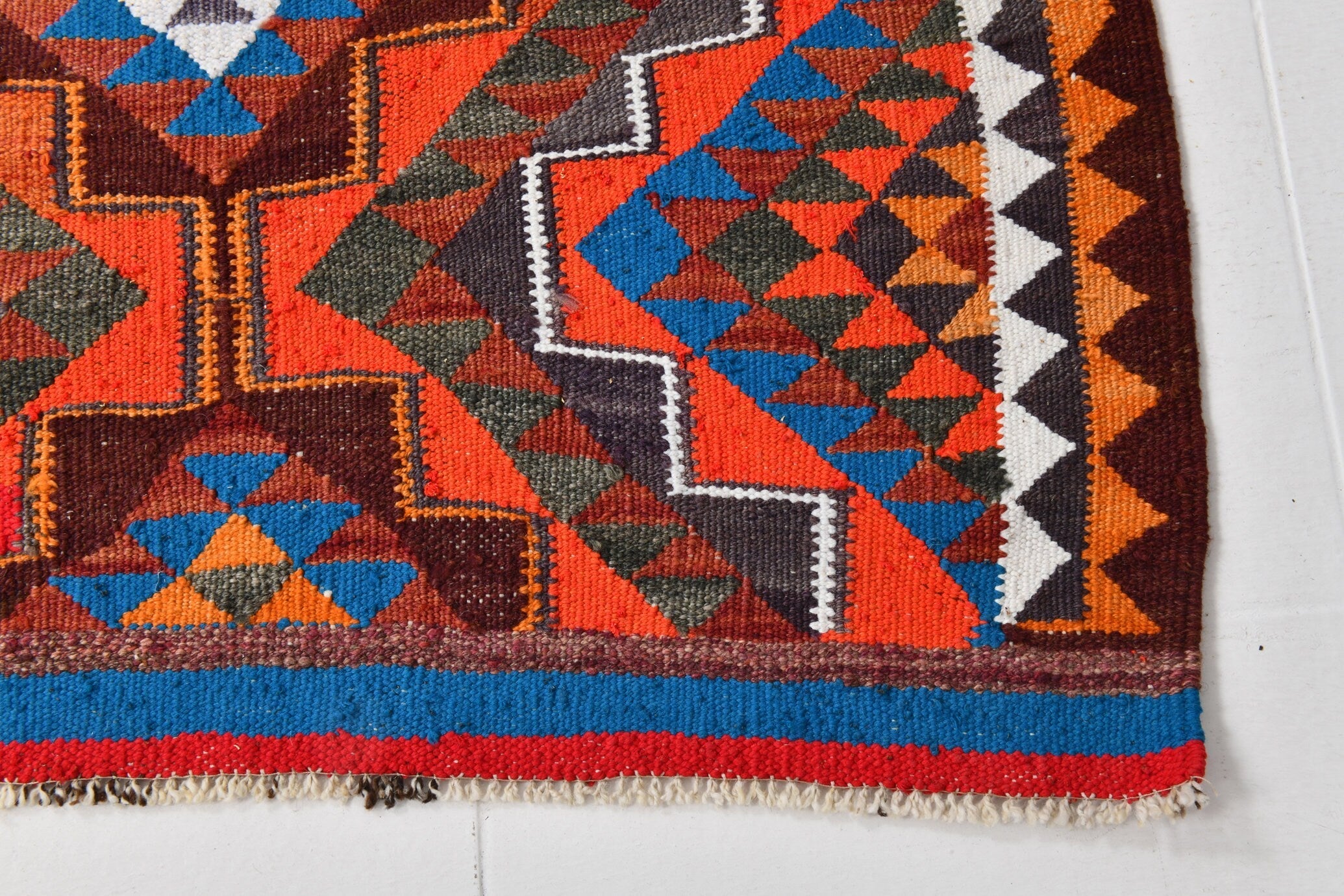 Vintage Kilim Anatolian 3’1’’ x 10’2’’ ft