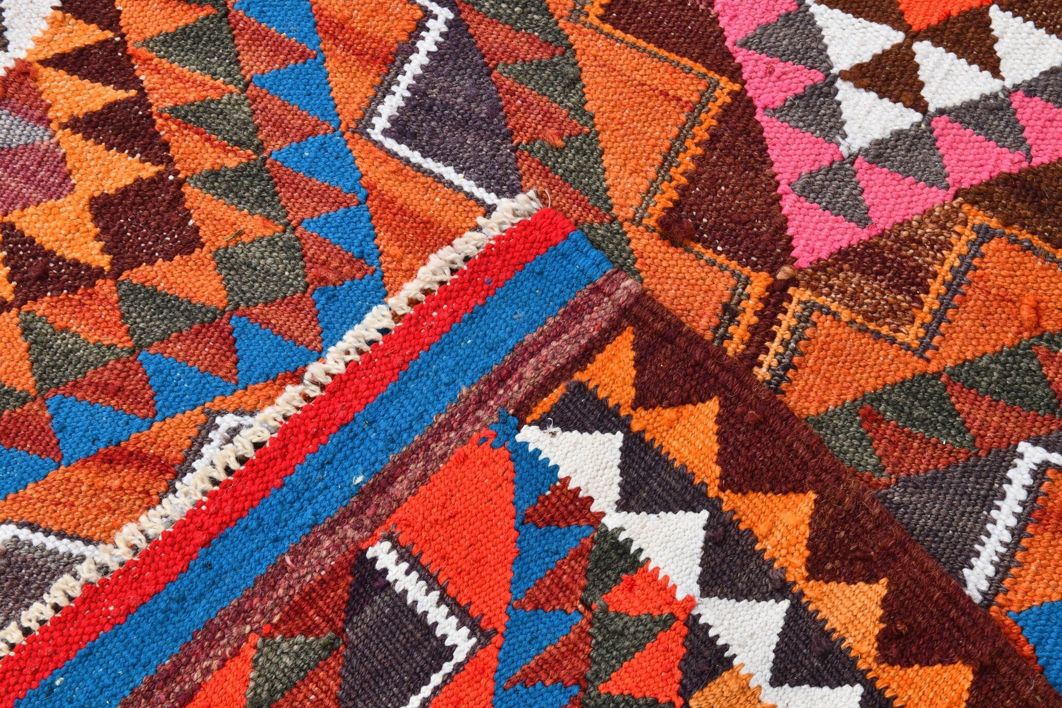 Vintage Kilim Anatolian 3’1’’ x 10’2’’ ft