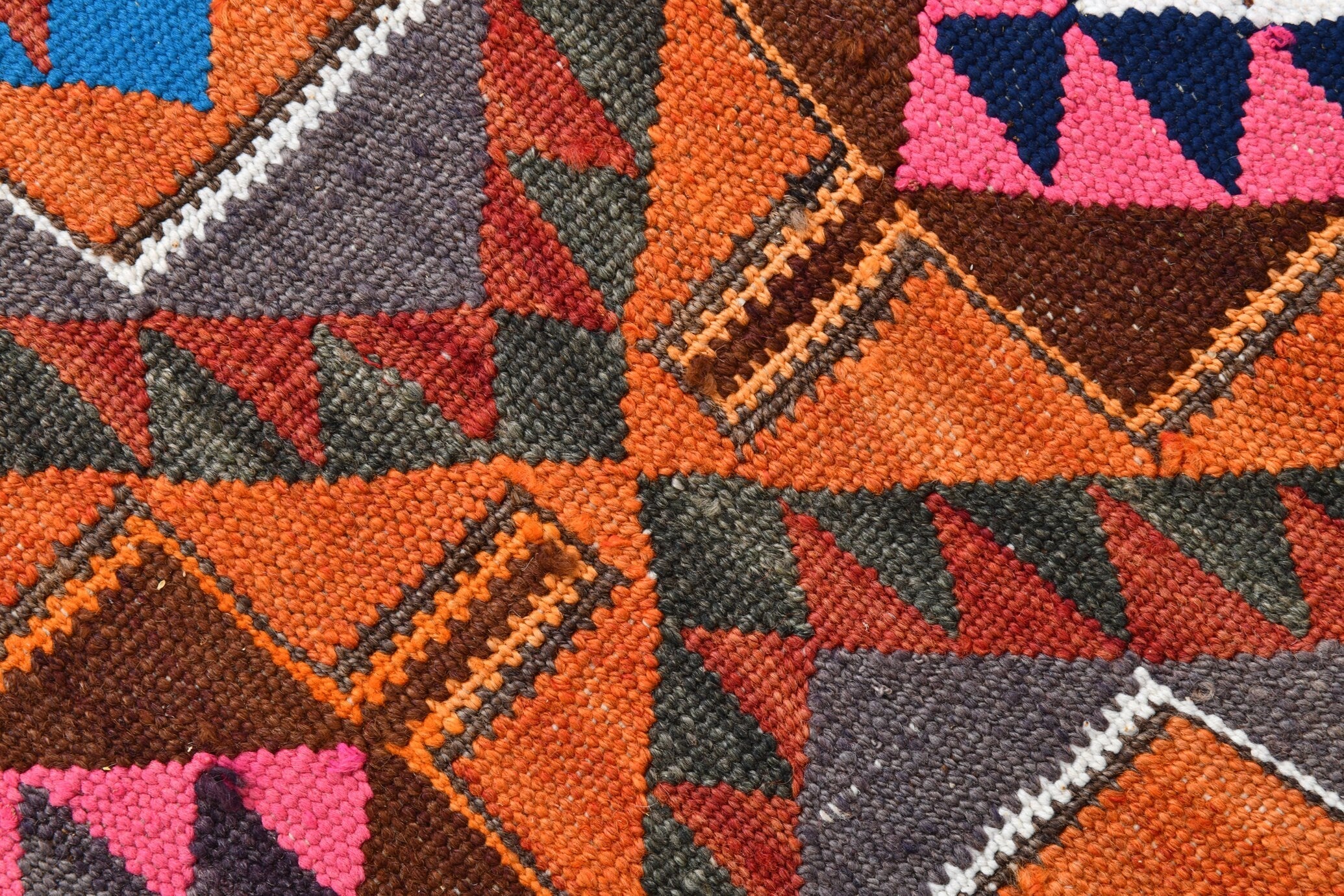 Vintage Kilim Anatolian 3’1’’ x 10’2’’ ft
